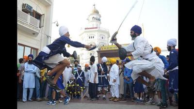 National Gatka Association president said that under the leadership of World Gatka Federation, the game will soon be inducted in the Olympics (HT file)