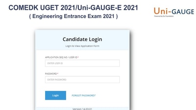 COMEDK UGET, Uni-GAUGE-E admit card 2021: Candidates who have registered for the COMEDK UGET 2021 and Uni-GAUGE-E examinations can download their test admission ticket (TAT) online at comedk.org. (comedk.org)