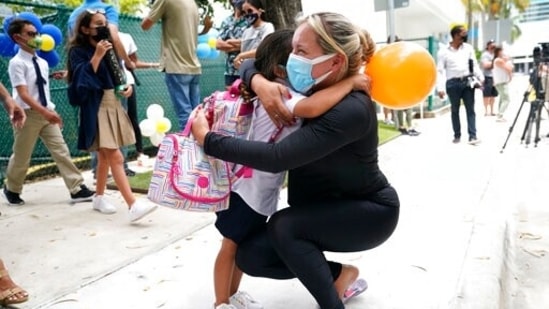 Here's how parents can be ‘emotion coaches’ as kids go to school during Covid-19(AP Photo/Lynne Sladky, File)