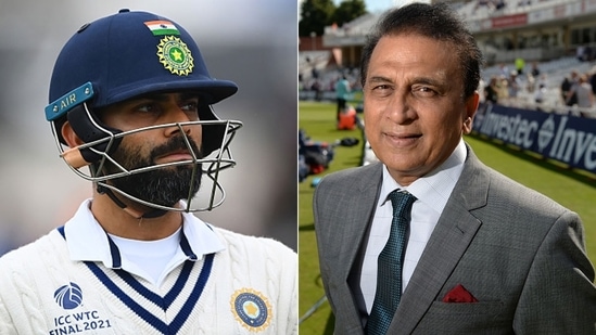 Virat Kohli and Sunil Gavaskar collage.(Getty Images)