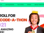 HT Code-a-thon 2021: This immensely popular competition helps school kids to pick up coding basics, and showcase their code writing skills at a national level.(HT schools)