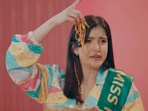 Shanaya Kapoor in her ad. Shanaya Kapoor in her ad.