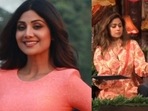 Shilpa Shetty reacts as Shamita Shetty saves Raqesh Bapat from elimination. Shilpa Shetty reacts as Shamita Shetty saves Raqesh Bapat from elimination.