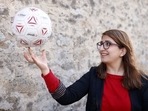 Fanoos Basir had left playing football many years before, but she has since run a club side for women – and even worked as a civil engineer. (REUTERS/Stephane Mahe)