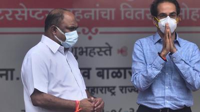 Chief minister Uddhav Thackeray with transport minister Anil Parab. (Satish Bate/HT PHOTO) Chief minister Uddhav Thackeray with transport minister Anil Parab. (Satish Bate/HT PHOTO)