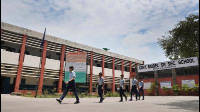 Government Model Senior Secondary School at Modern Housing Complex has recorded highest cut-off for commerce course as well; GMSSS-16 tops in humanities. (HT file photo) Government Model Senior Secondary School at Modern Housing Complex has recorded highest cut-off for commerce course as well; GMSSS-16 tops in humanities. (HT file photo)
