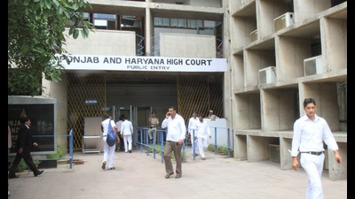 Punjab and Haryana high court. (HT Photo) Punjab and Haryana high court. (HT Photo)