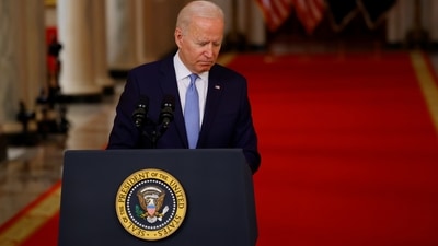 Joe Biden’s political opponents have criticised the president’s withdrawal strategy. REUTERS/Carlos Barria (REUTERS)