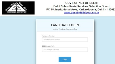 DSSSB admit card 2021: The online computer based examination 2021 for the post of TGT Maths-Male is scheduled to be held on September 2. (DSSSB)