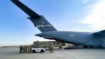 American forces completed the withdrawal from Afghanistan on Monday night. (AP Photo)