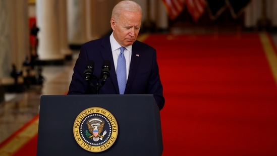 Joe Biden’s political opponents have criticised the president’s withdrawal strategy. REUTERS/Carlos Barria(REUTERS)