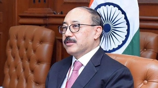 Harsh Shringla told the media that the UN and the international community had sent out a “strong signal” on its expectations regarding Afghanistan.(File photo) Harsh Shringla told the media that the UN and the international community had sent out a “strong signal” on its expectations regarding Afghanistan.(File photo)