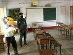 As per the SOP issued last week, the dept has kept separate timings for arrival and departure of students of different classes so that there is no large gathering at one time.