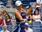 Ash Barty (in frame) made to work for win over Zvonareva in first round of US Open Ash Barty (in frame) made to work for win over Zvonareva in first round of US Open