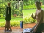Milind Soman nails a headstand to stretch his mind, body and spirit in new workout video(Instagram/@milindrunning) Milind Soman nails a headstand to stretch his mind, body and spirit in new workout video(Instagram/@milindrunning)