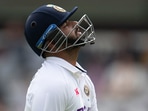 Rishabh Pant heads back after being dismissed for a low score. (Getty Images) Rishabh Pant heads back after being dismissed for a low score. (Getty Images)