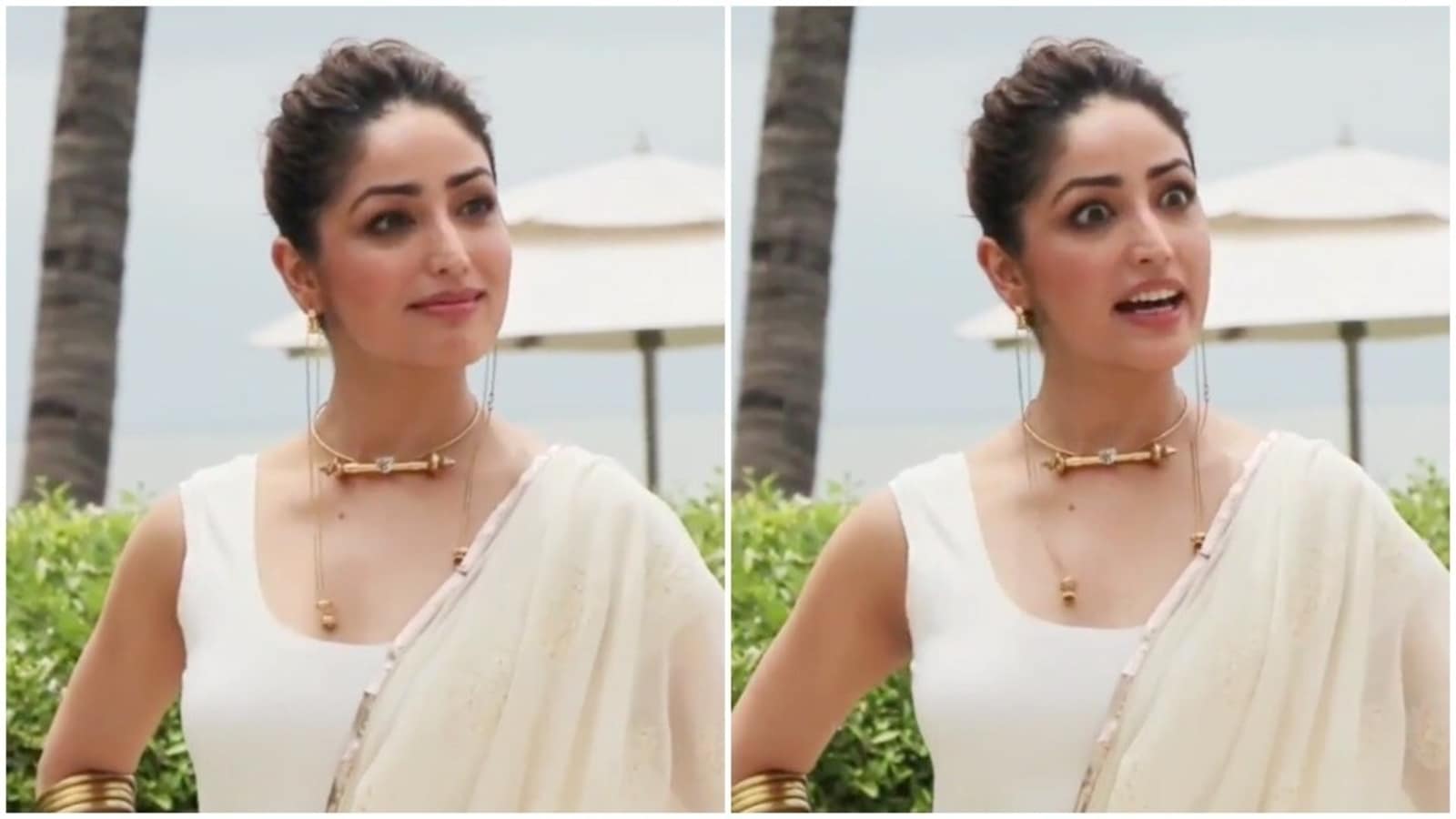 Yammy Goatam Xxx - Yami Gautam glares at paparazzo after he calls her 'fair and lovely'. Watch  video | Bollywood - Hindustan Times