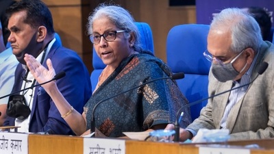 Finance minister Nirmala Sitharaman. (Bloomberg) Finance minister Nirmala Sitharaman. (Bloomberg)