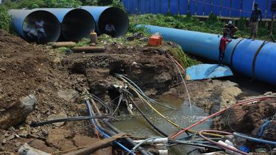 Water supply was disrupted in several parts of Thane, Navi Mumbai, Mira Bhayandar and Dombivli following the pipeline burst. (HT Photo/Representative use/File)