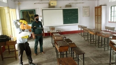 As per the SOP issued last week, the dept has kept separate timings for arrival and departure of students of different classes so that there is no large gathering at one time. (File photo) As per the SOP issued last week, the dept has kept separate timings for arrival and departure of students of different classes so that there is no large gathering at one time. (File photo)