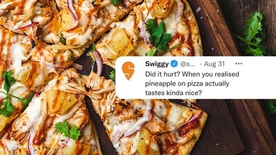 The post shows an image shared by Swiggy. (Twitter/@swiggy_in) The post shows an image shared by Swiggy. (Twitter/@swiggy_in)
