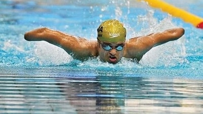 Indian para-swimmer Suyash Jadhav (Twitter)