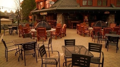 The report showed an accelerating trend, with the number of disasters increasing nearly fivefold from the 1970s to the most recent decade. In picture - An empty restaurant after mandatory evacuation was ordered due to the Caldor Fire in South Lake Tahoe, California. (AP) The report showed an accelerating trend, with the number of disasters increasing nearly fivefold from the 1970s to the most recent decade. In picture - An empty restaurant after mandatory evacuation was ordered due to the Caldor Fire in South Lake Tahoe, California. (AP)
