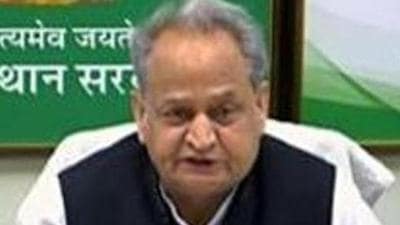Rajasthan CM Ashok Gehlot’s tweets on Friday and Saturday suggested he was told by doctors that the artery blockage was a “Post-Covid” development. (ANI) Rajasthan CM Ashok Gehlot’s tweets on Friday and Saturday suggested he was told by doctors that the artery blockage was a “Post-Covid” development. (ANI)