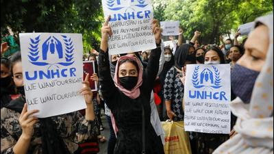 The court was hearing a plea by Vasant Vihar Residents’ Welfare Association seeking the removal of the protesters on the grounds that they were inconveniencing residents. (Reuters)