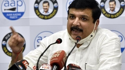 Sanjay Singh's statement came amid speculations that the AAP could tie up with regional parties in order to take on the Bharatiya Janata Party (BJP) government in UP. (Sanjeev Verma/HT file photo) Sanjay Singh's statement came amid speculations that the AAP could tie up with regional parties in order to take on the Bharatiya Janata Party (BJP) government in UP. (Sanjeev Verma/HT file photo)