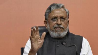 Bihar’s former deputy chief minister and senior BJP leader Sushil Kumar Modi (HT File)