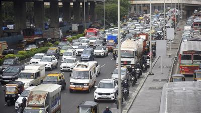 Average annual concentration of PM2.5 in Mumbai increased from 43.4ug/m3 to 47.9ug/m3 from 2016 to 2019. (FILE) Average annual concentration of PM2.5 in Mumbai increased from 43.4ug/m3 to 47.9ug/m3 from 2016 to 2019. (FILE)