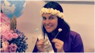 Neha Dhupia shared some pictures on Instagram and captioned the post, "The sweetest surprise …. The warmest and most wonderful afternoon … honest confession I have never ever been surprised … never!!!! This one was worth the wait … baby mama loved it …. Uff!" (Instagram/@nehadhupia) Neha Dhupia shared some pictures on Instagram and captioned the post, "The sweetest surprise …. The warmest and most wonderful afternoon … honest confession I have never ever been surprised … never!!!! This one was worth the wait … baby mama loved it …. Uff!" (Instagram/@nehadhupia)