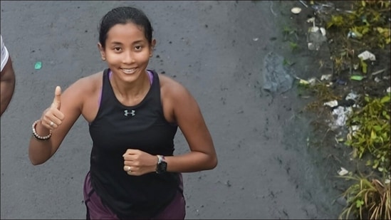 Ankita Konwar’s ‘slow paced rainy 10k run’ is perfect fitness inspo for today(Instagram/ankita_earthy)