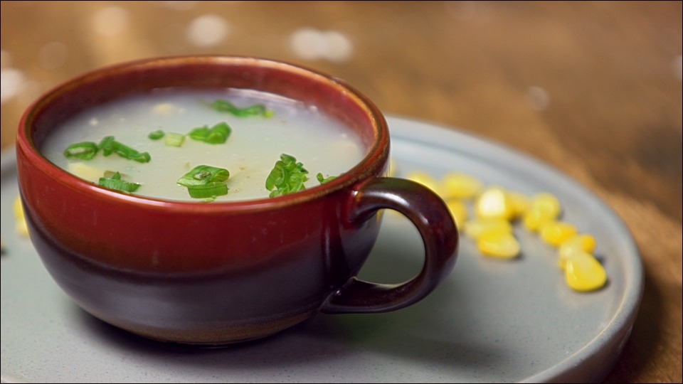Chicken sweet corn soup (Whirlpool of India) Chicken sweet corn soup (Whirlpool of India)