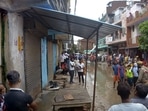 The shop’s owner, Sushil Kumar, a resident of Dadri in Gautam Budh Nagar is at large, and though the police have not received a complaint from any of the families, they are still on the hunt for him. (Photo by Sakib Ali /Hindustan Times)