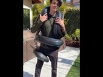 The image shows the man walking around with the snake.(Instagram/@jayprehistoricpets) The image shows the man walking around with the snake.(Instagram/@jayprehistoricpets)