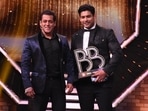Salman Khan and Sidharth Shukla on the Bigg Boss 13 stage. Salman Khan and Sidharth Shukla on the Bigg Boss 13 stage.