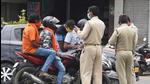 Police screen commuters for lockdown restriction violations, at MG road in Ranchi on May 27, 2020. (HT archive) Police screen commuters for lockdown restriction violations, at MG road in Ranchi on May 27, 2020. (HT archive)