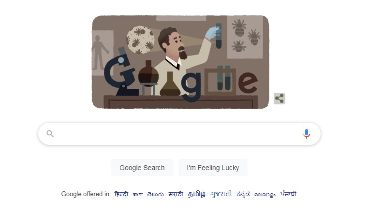 Google Doodle honours Polish biologist Rudolf Weigl who invented Typhus ...