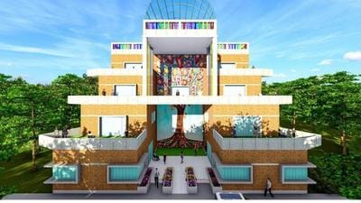 An artist’s rendition of the proposed disability centre in Pune. (HT PHOTO) An artist’s rendition of the proposed disability centre in Pune. (HT PHOTO)