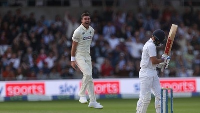 England's James Anderson celebrates taking the wicket of India's Virat Kohli Action Images via Reuters/Lee Smith (Action Images via Reuters)