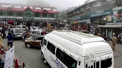 Last month, there was a huge rush of tourists in Mussorie after the Uttarakhand government relaxed Covid-19 curbs in the state. (ANI File Photo) Last month, there was a huge rush of tourists in Mussorie after the Uttarakhand government relaxed Covid-19 curbs in the state. (ANI File Photo)