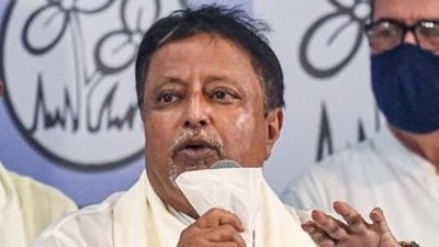 TMC leader Mukul Roy hospitalised. (PTI file photo) TMC leader Mukul Roy hospitalised. (PTI file photo)