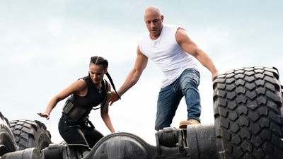 Fast & Furious 9 The Fast Saga movie review: Nathalie Emmanuel and Vin Diesel in a still from the new Fast & Furious film. (AP) Fast & Furious 9 The Fast Saga movie review: Nathalie Emmanuel and Vin Diesel in a still from the new Fast & Furious film. (AP)