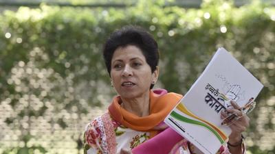 Haryana Congress president Kumari Selja (HT File Photo) Haryana Congress president Kumari Selja (HT File Photo)