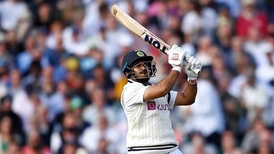 Shardul Thakur hits second-fastest fifty by an India in 4th Test against England (ANI) Shardul Thakur hits second-fastest fifty by an India in 4th Test against England (ANI)