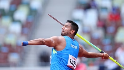 Sundar Singh Gurjar of India in action (REUTERS)