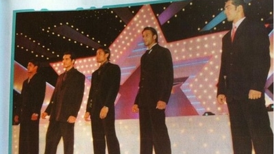 Sidharth Shukla and Abhinav Shukla in Gladrags Manhunt and Megamodel Contest in 2004.