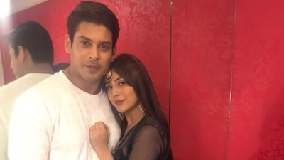 Shehnaaz Gill with her rumoured boyfriend late Sidharth Shukla.